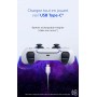 Manette PlayStation 5 officielle DualSense, Sans fil, Batterie rechargeable, Bluetooth