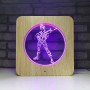 Lampe en bois - Soldat