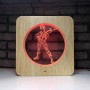 Lampe en bois - Soldat
