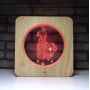 Lampe en bois - Lama
