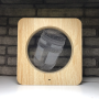 Lampe en bois - Gourde du brave