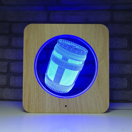 Lampe en bois - Gourde du brave