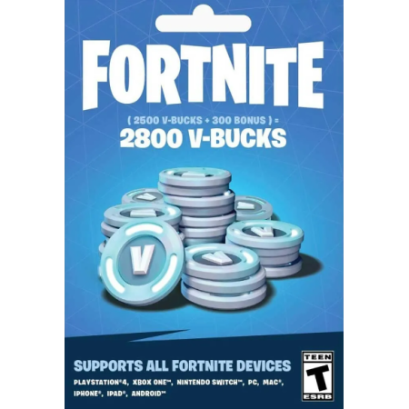 Fortnite 2800 V-Bucks - Epic Games Key - GLOBAL