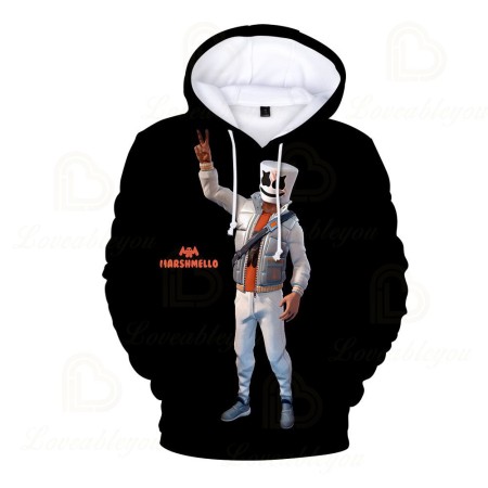 Sweat à Capuche - Marshmello